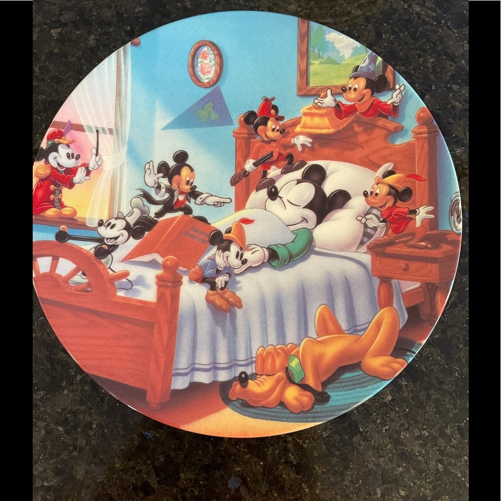 Vintage Disney Mickey Mouse Plate